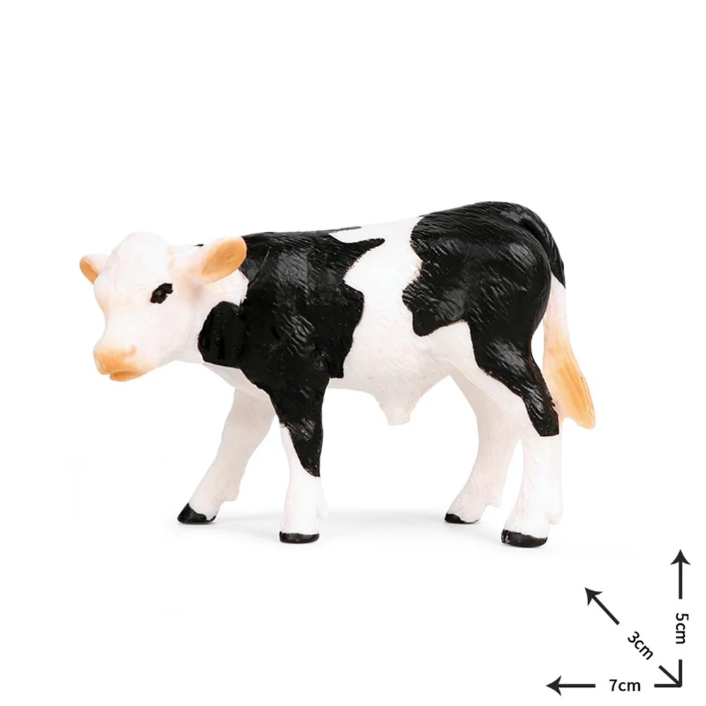 Realistic Cow Cattle Figurine Model Toy H804618