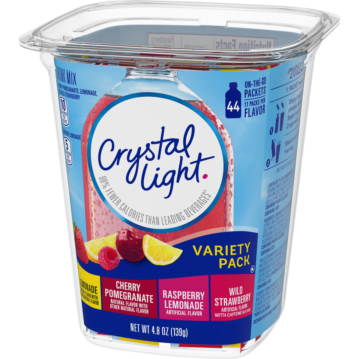 44 ct Powdered Drink Mix Variety Pack X165