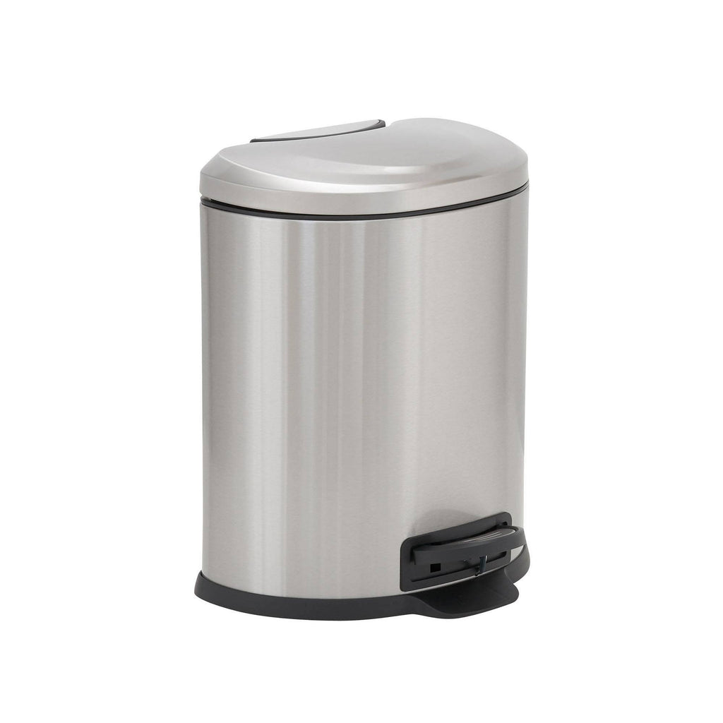 6L Stainless Steel Step Trash Can J295