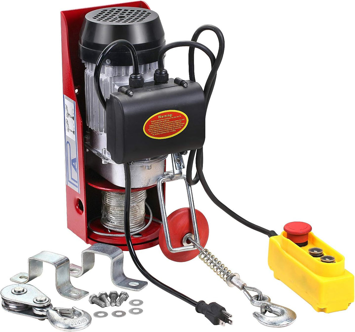 Electric Hoist 1320LBS Overhead Hoist Lift with Remote Control Power System I9998