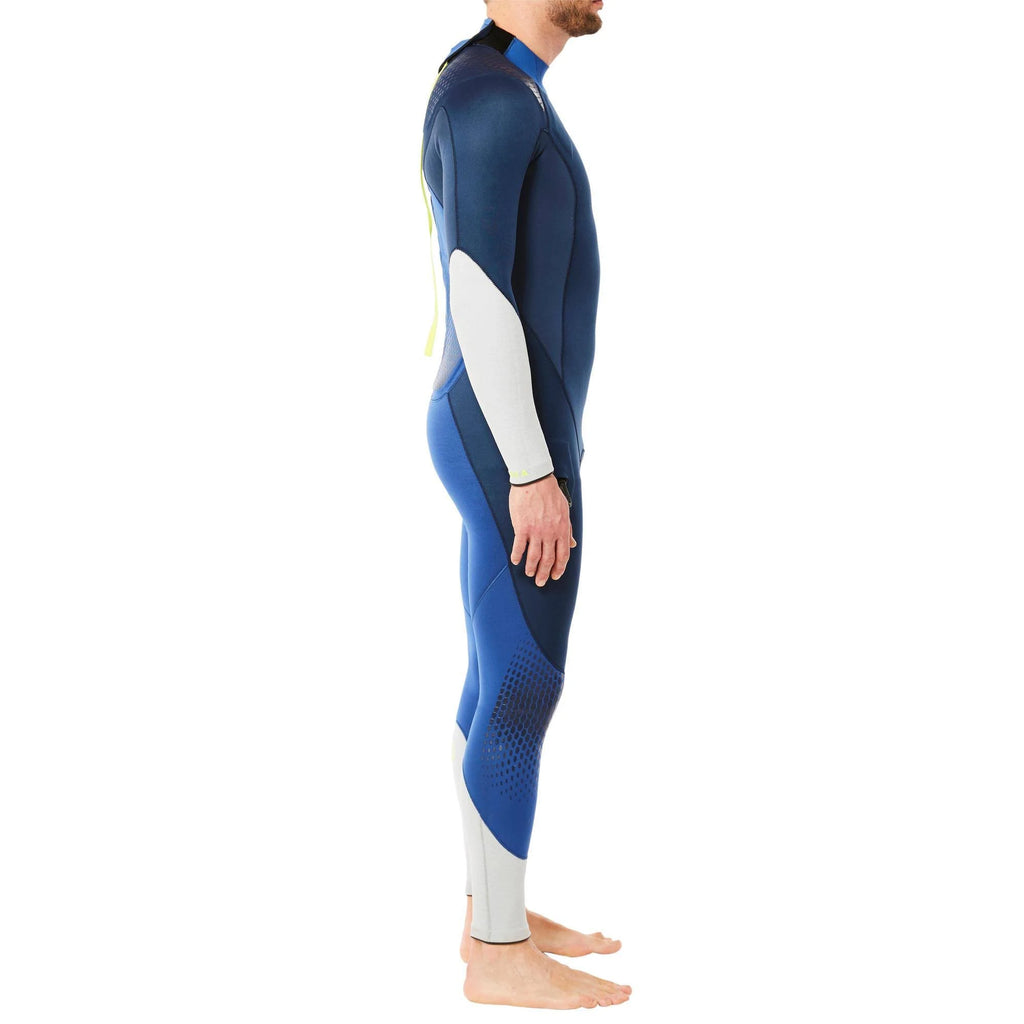 Men's Scuba Diving 3 mm Wetsuit Dark Blue, Size Small H417815