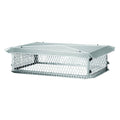 Stainless Steel Multi-Flue Chimney Cap 8x22 H x 29x22 W x 17x22 D S91124