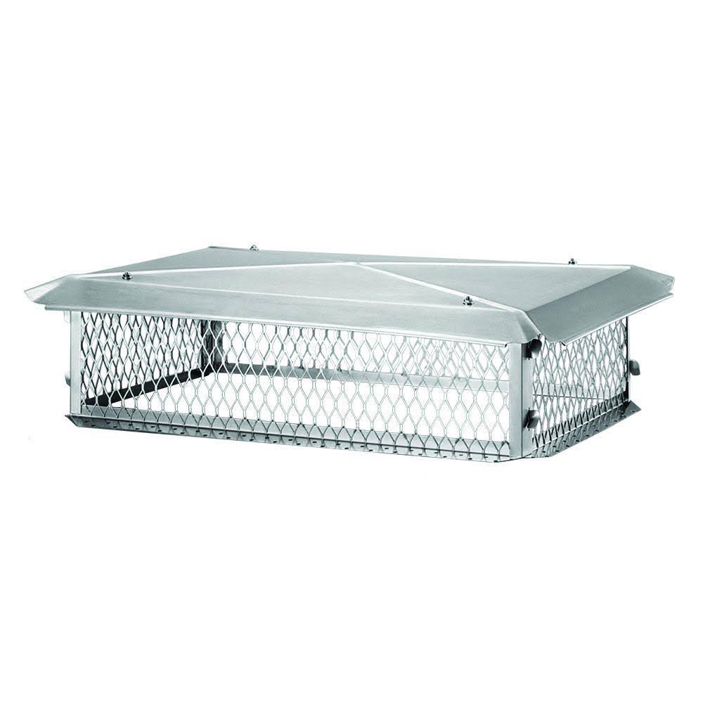 Stainless Steel Multi-Flue Chimney Cap 8x22 H x 29x22 W x 17x22 D S91124