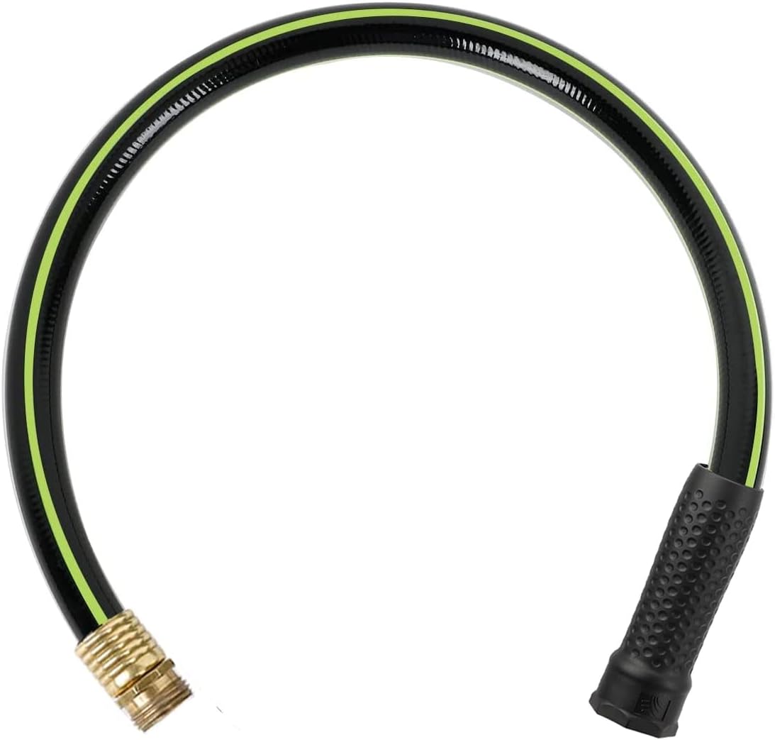 3/4 in. X 100ft Heavy Duty PVC Water Hose with Solid Brass Fittings, Pack of 2 E9699