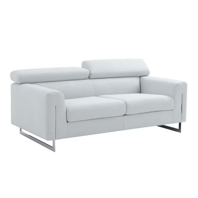 Silver Modern Loveseat Y929265