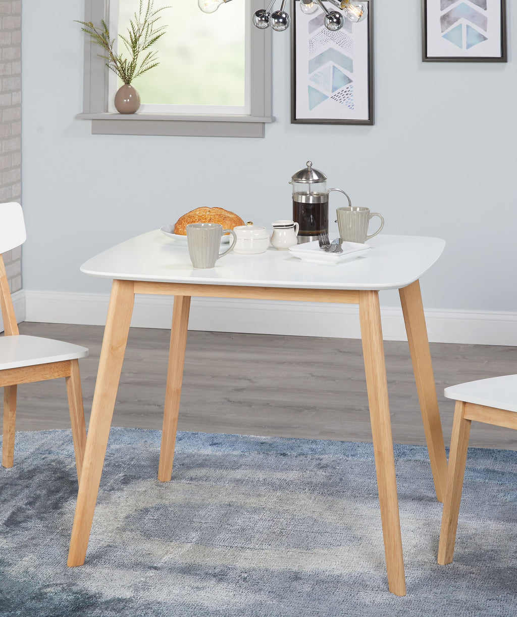 White/Natural Dining Table S410989