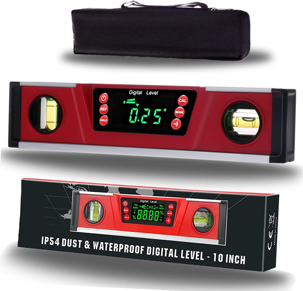 10-Inch Digital Torpedo Level with Carrying Bag W62294