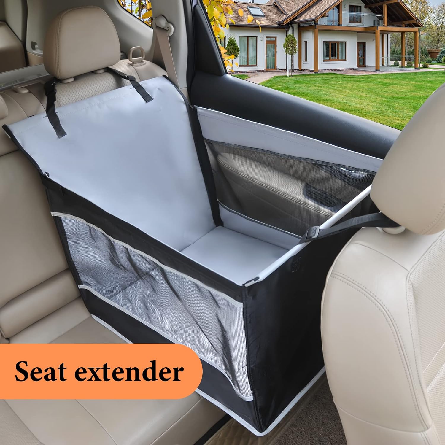 Dog Car Seat Extender for Large Dogs, Waterproof Materials Y6062