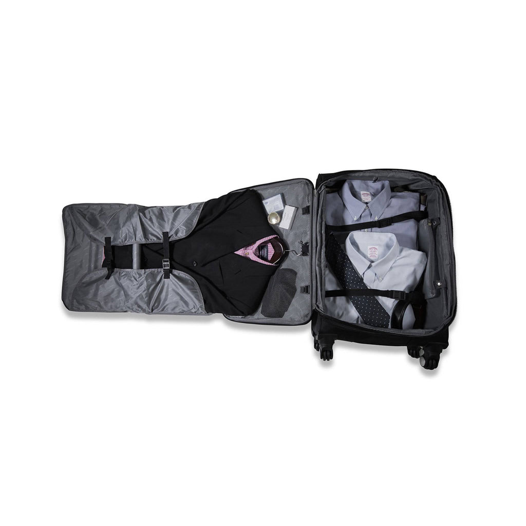 24-Inch Expandable Spinner Suitcase (Black) G765