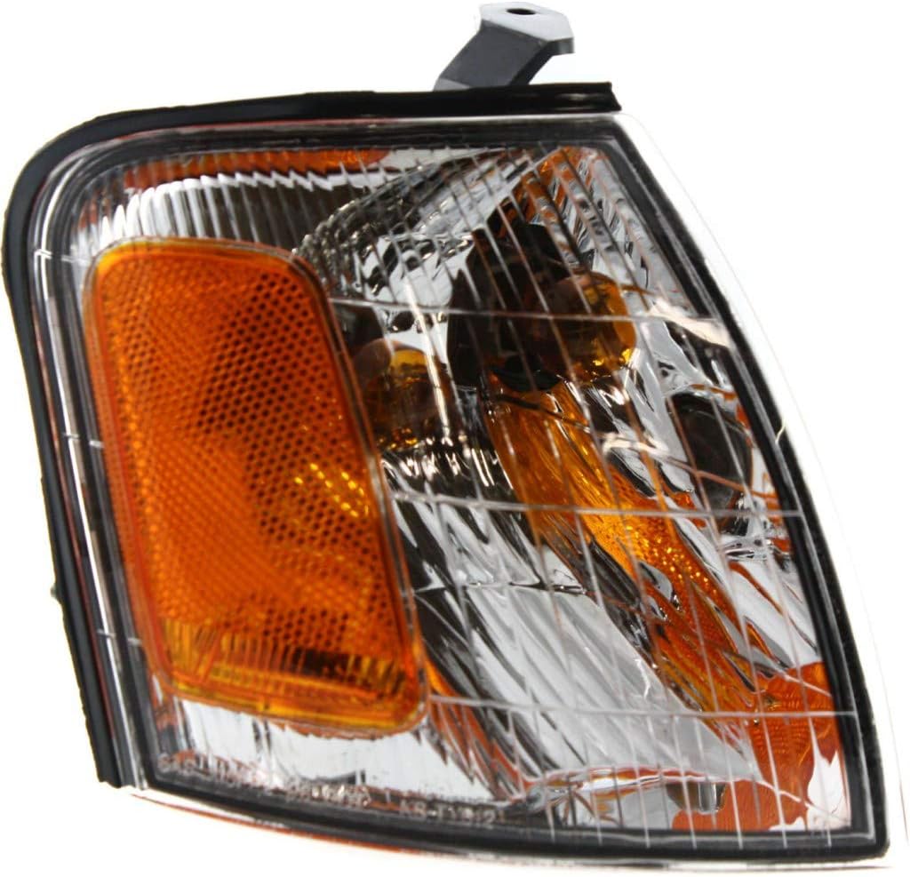 Corner Light for Toyota Avalon 1998 1999 Passenger Side Clear Amber Lens Pack of 2 Q402
