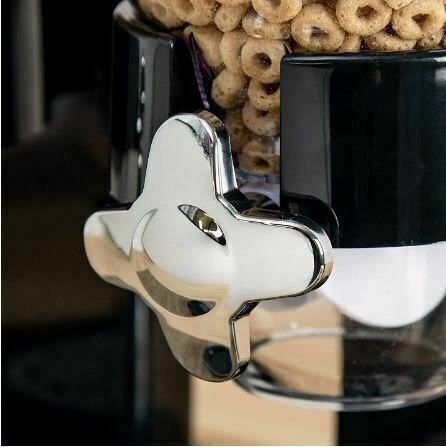 Black Dual Control Dry Food Dispenser S3565
