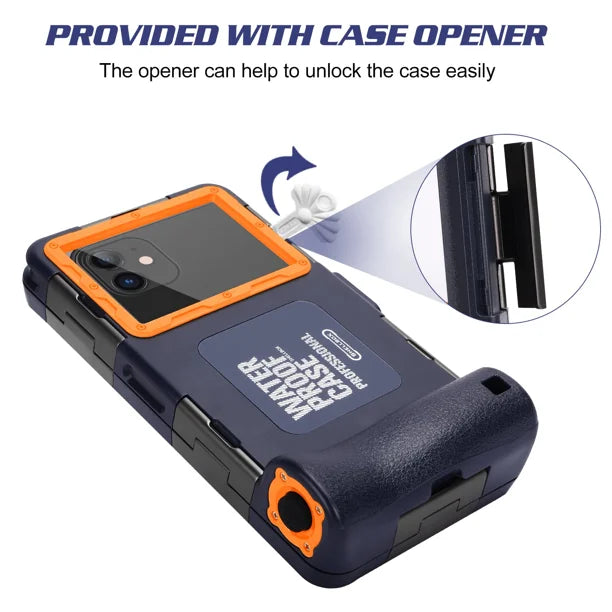 Waterproof Protective Case for Phones Up to 6.9 Inch H498