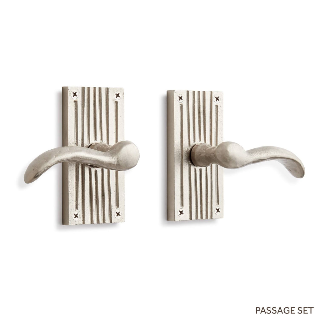Satin Brass Solid Brass Passage Door Lever Set M4786