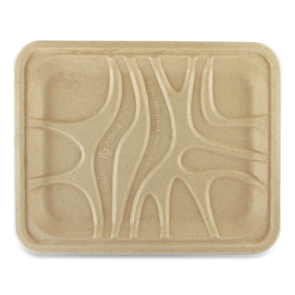Fiber Trays, Pla Lined, Natural, 500/Carton X12919
