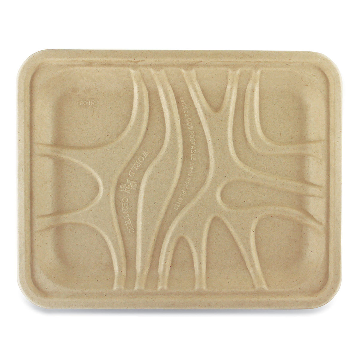 Fiber Trays, Pla Lined, Natural, 500/Carton X12919