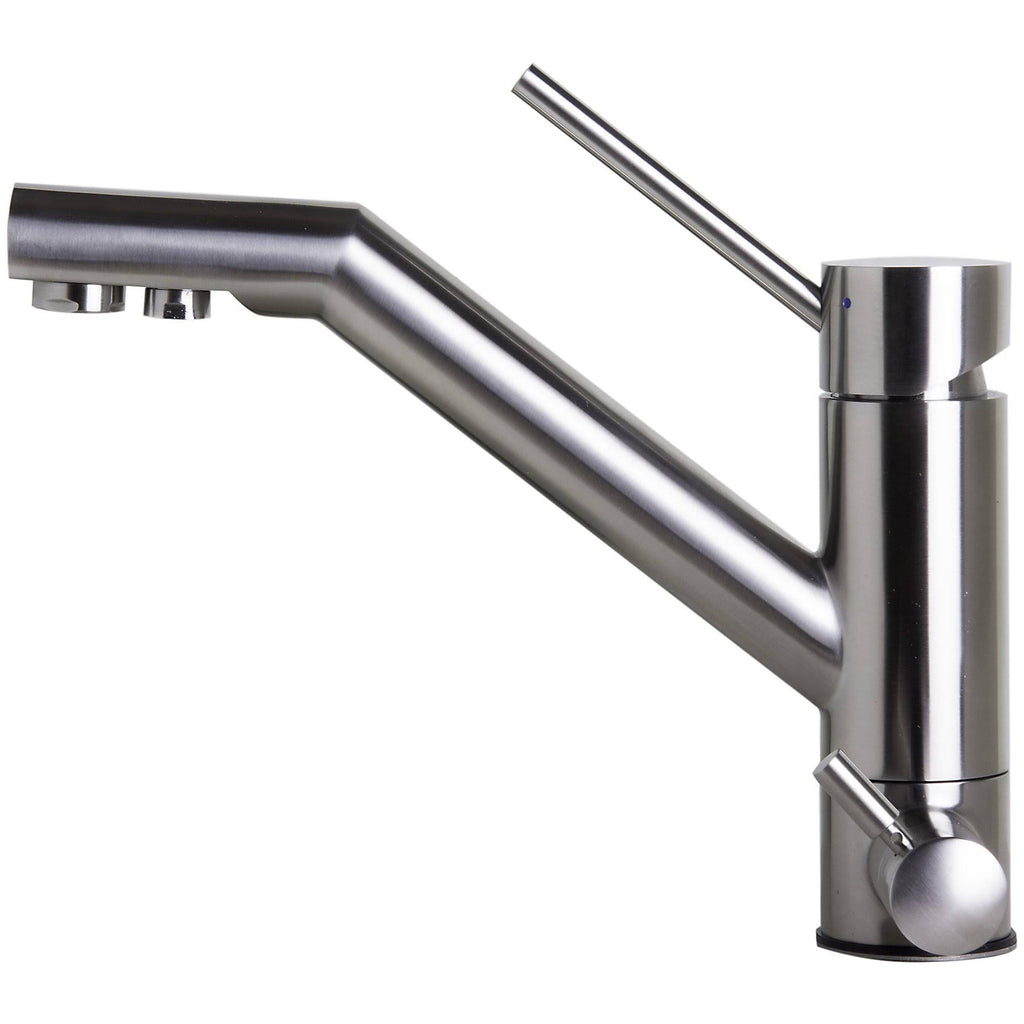 Solid Brushed Stainless Steel Kitchen Faucet with Built in Water Dispenser B593