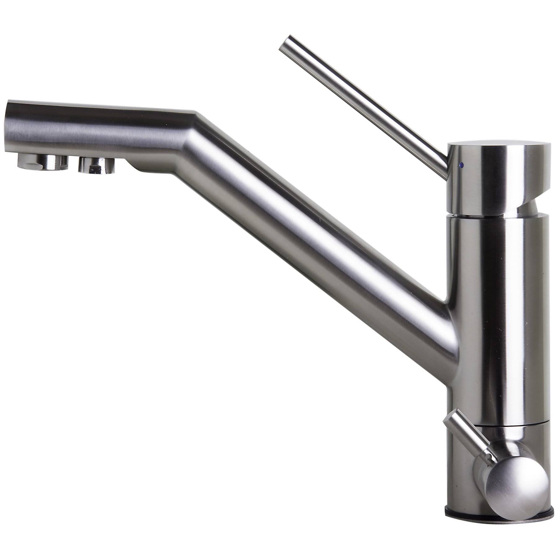 Solid Brushed Stainless Steel Kitchen Faucet with Built in Water Dispenser B593