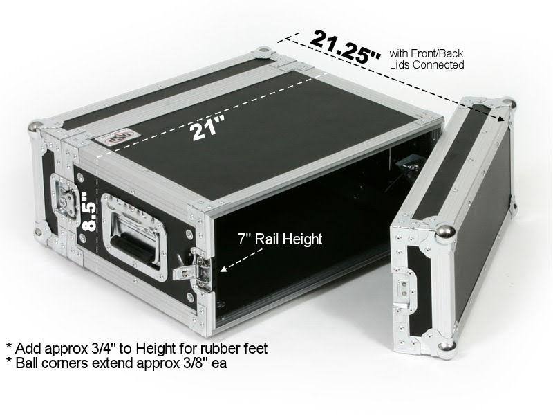 4 Space ATA Effects Rack Case I395