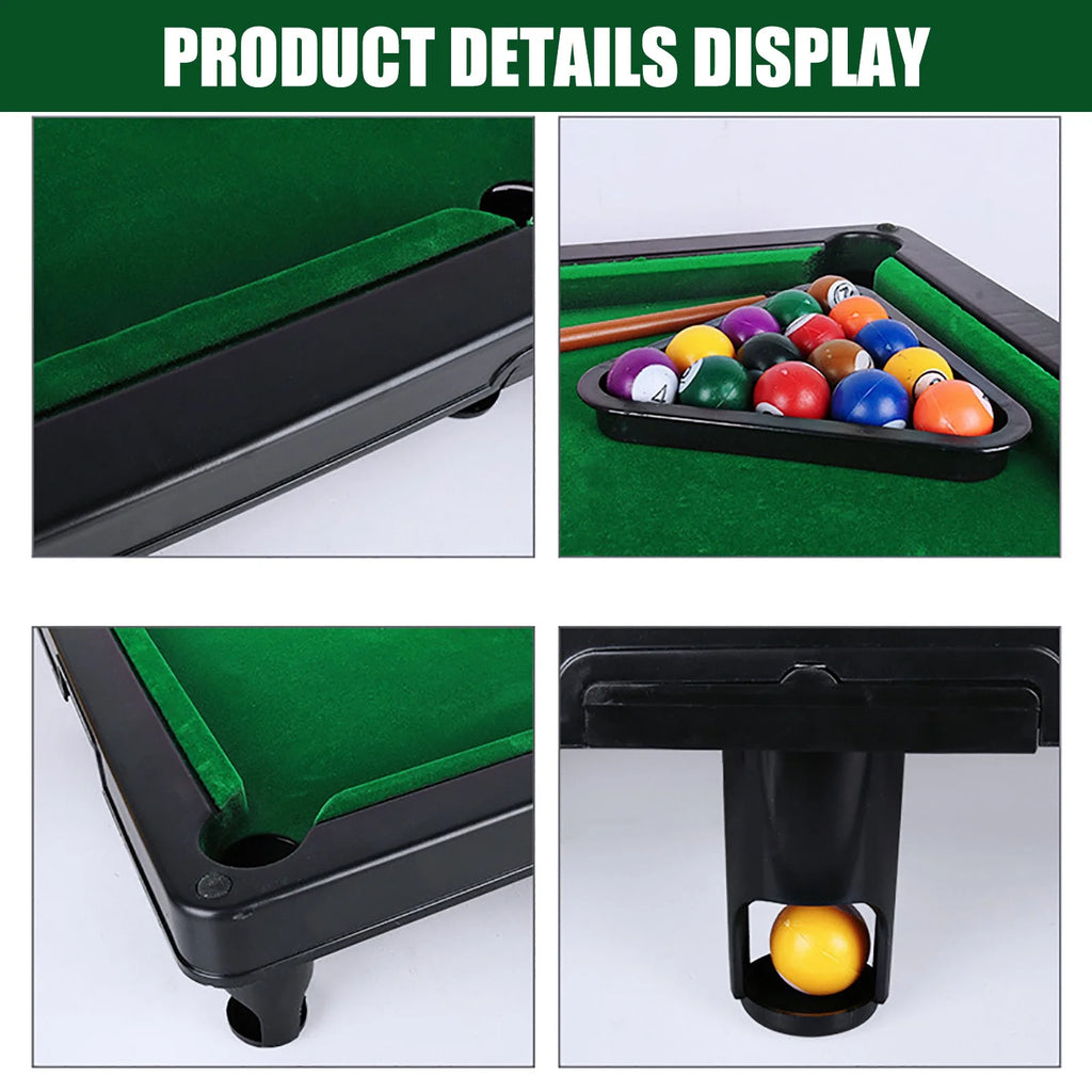 Mini Tabletop Pool Set Billiards Game S50587