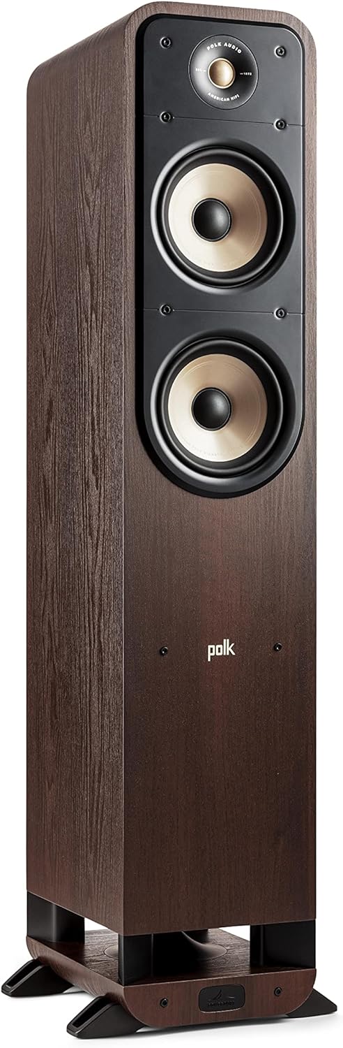 Polk Signature Elite ES55 Tower Speaker, 1" Tweeter & (2) 6.5" Woofers, White-Washed S303108