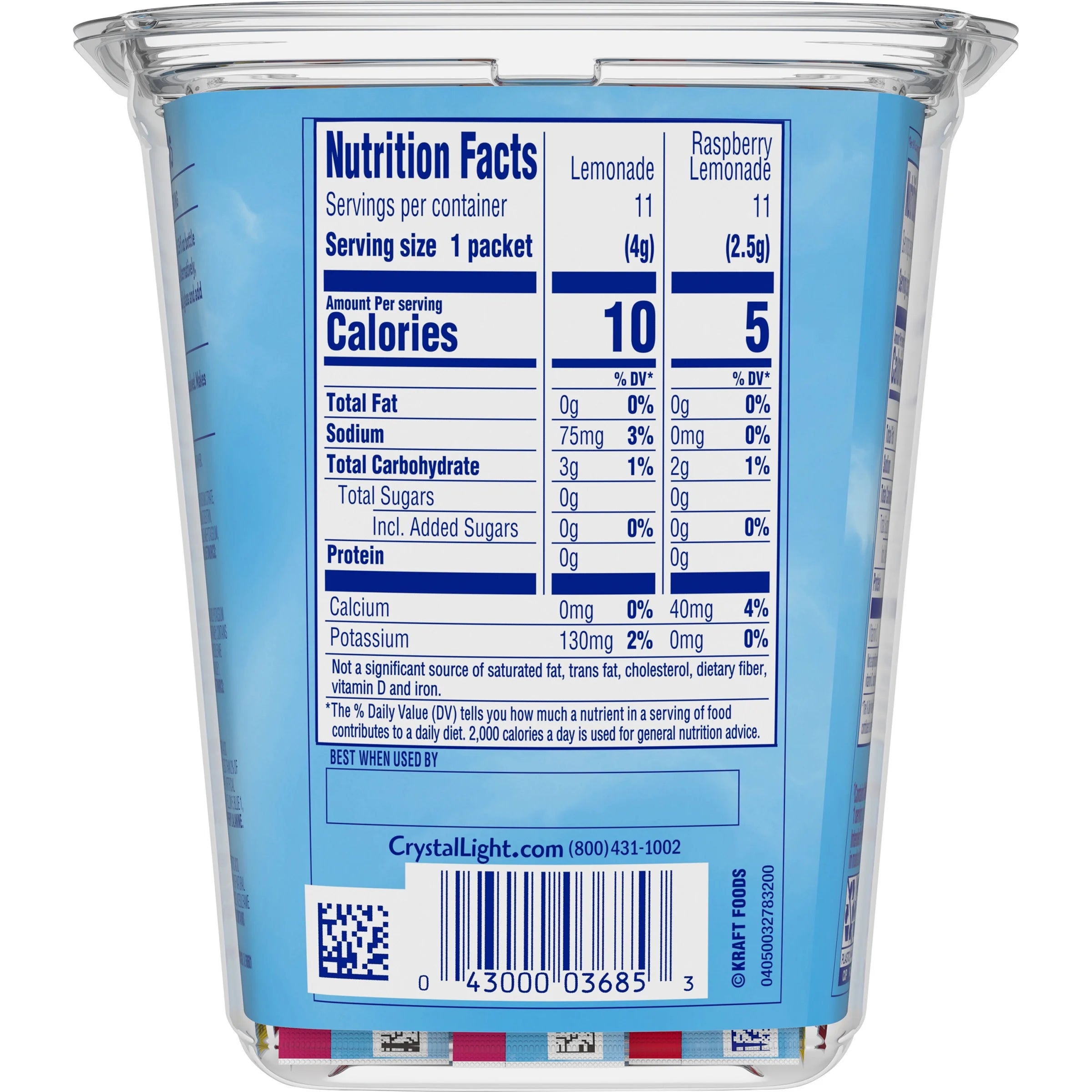 44 ct Powdered Drink Mix Variety Pack X165