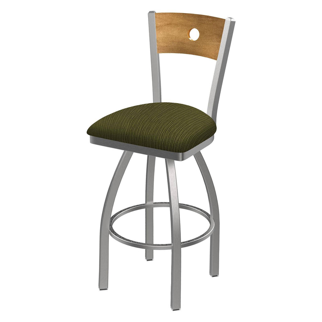 25x22 Counter Stool with Pewter Finish and 360 Swivel O228
