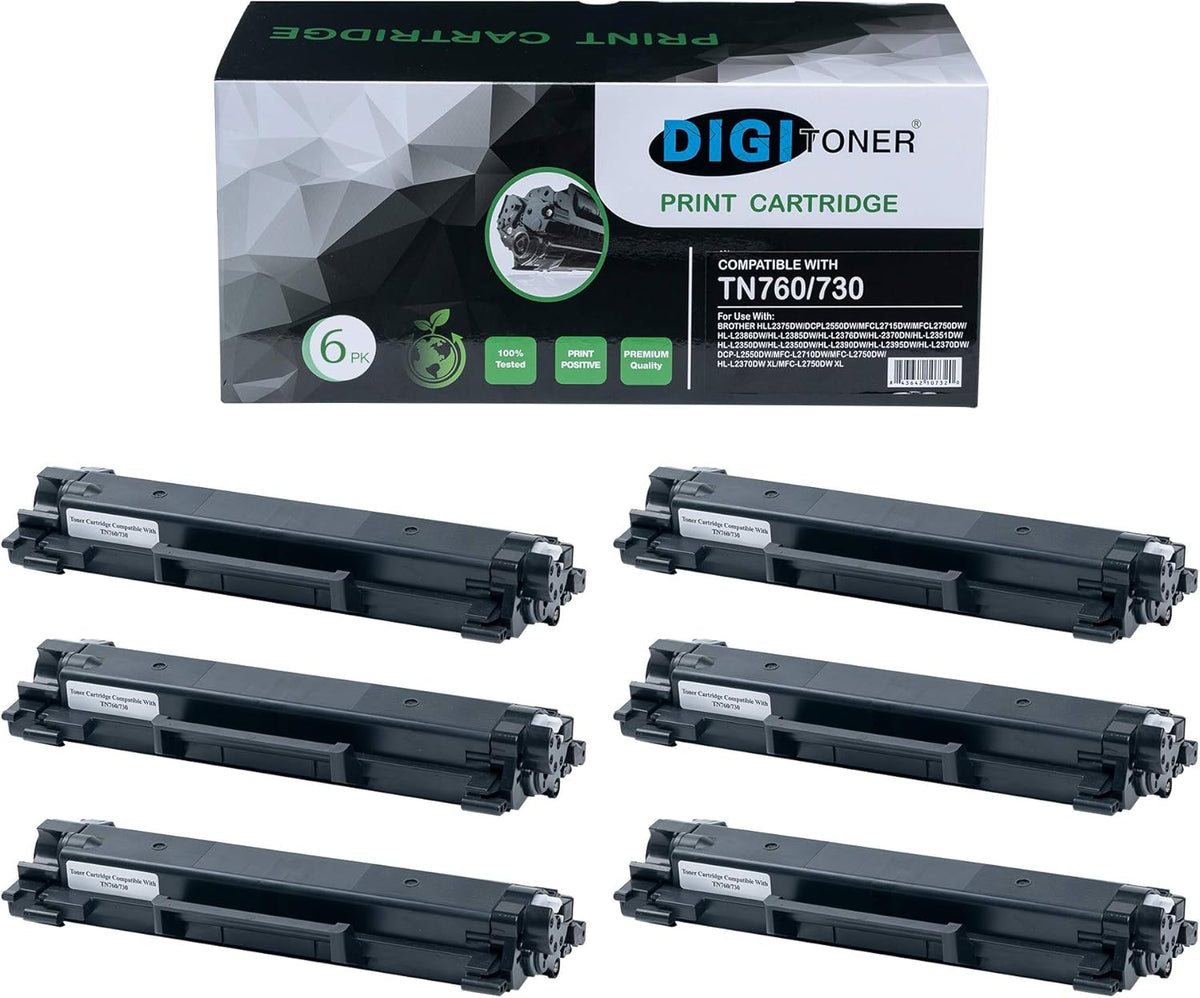Black High Yield Drum and Toner Cartridge 1+4Pack Q72090