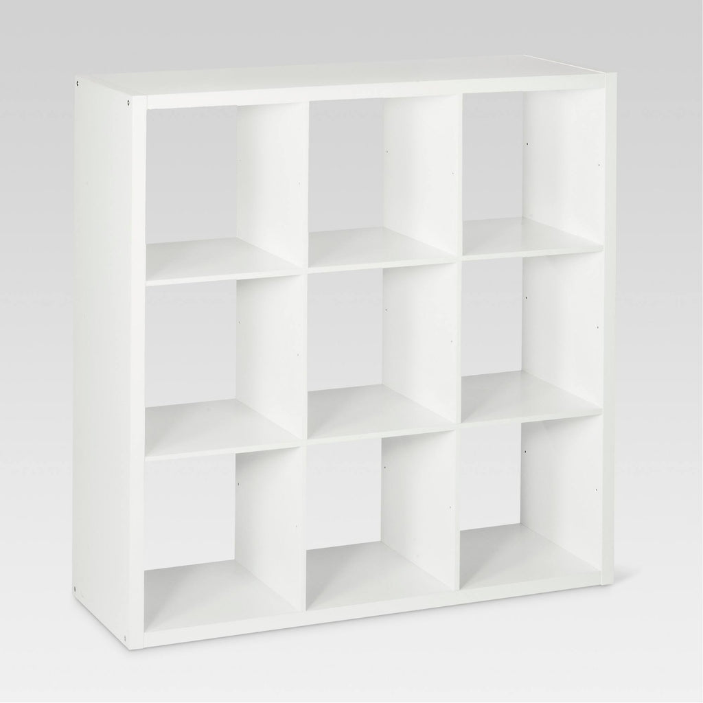 9 Cube Organizer Shelf White O254315