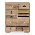 Rustic Wood Multi-Storage Chest in Natural Z7578