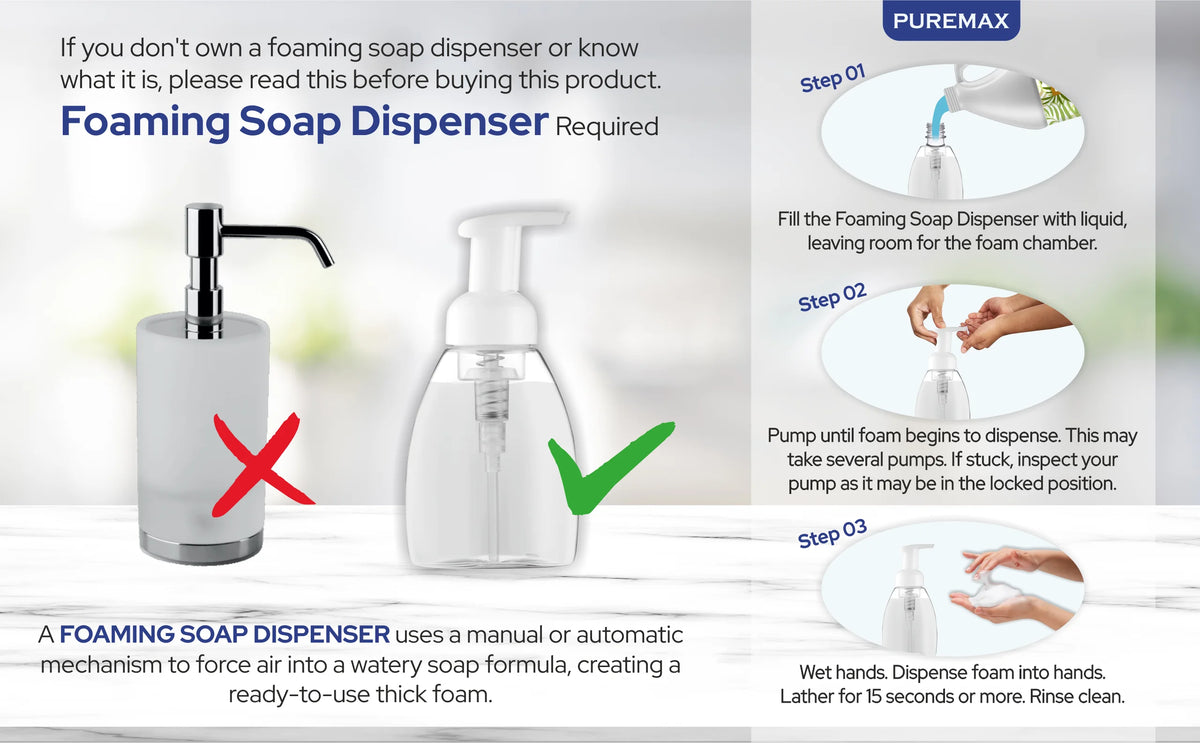 Lavender Foaming Hand Soap Refills 128 fl oz L1215