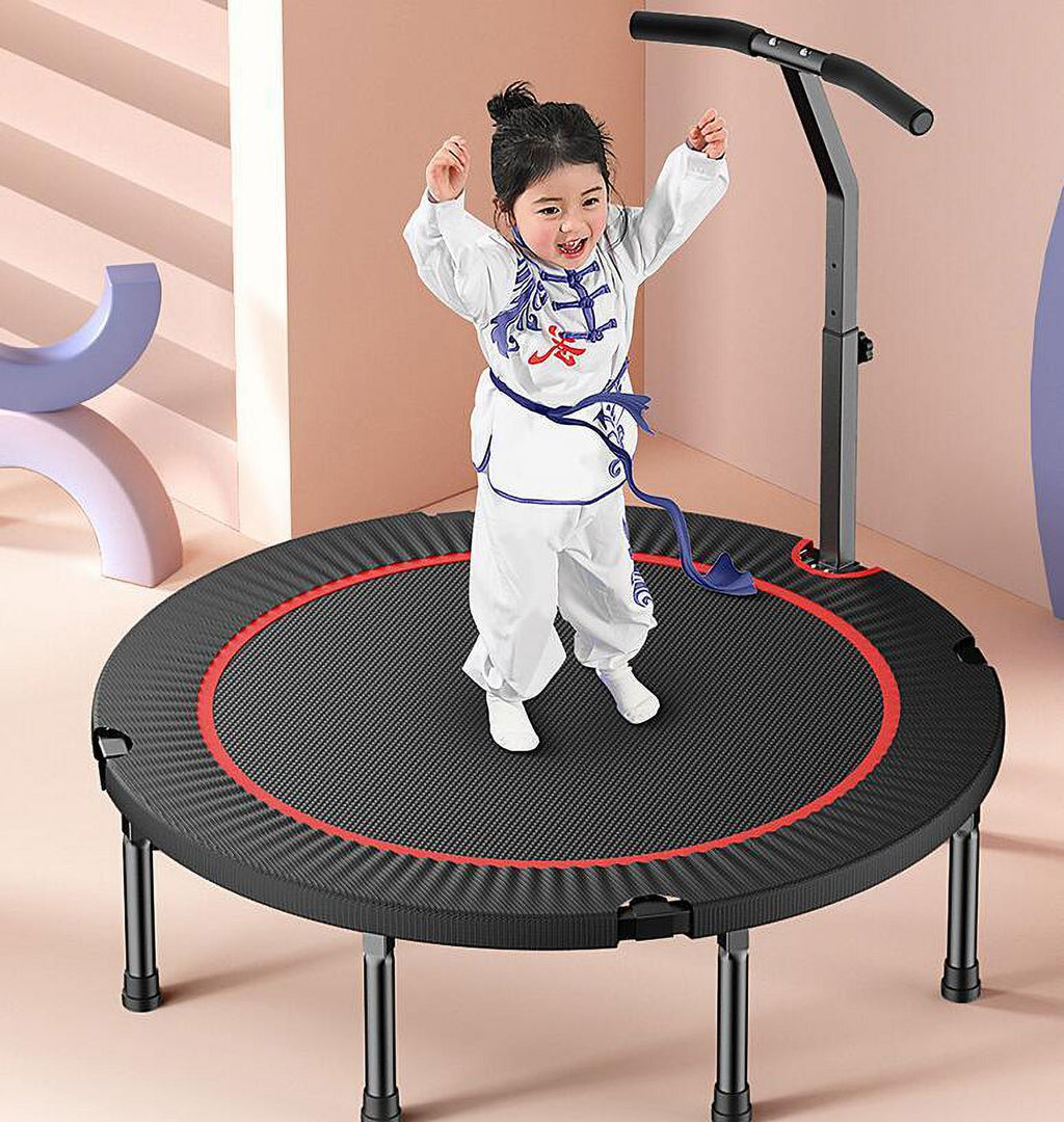 Mini Trampoline with Safety Features Folding Design Storage Bag A250