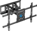 TV Wall Mount Full Motion for 37-75 Inch LED LCD OLED Flat Curved Screen, Articulating Arms Swivel Tilt Leveling, Holds up to 132lbs, VESA 600x400mm, Pack of 2 K67572