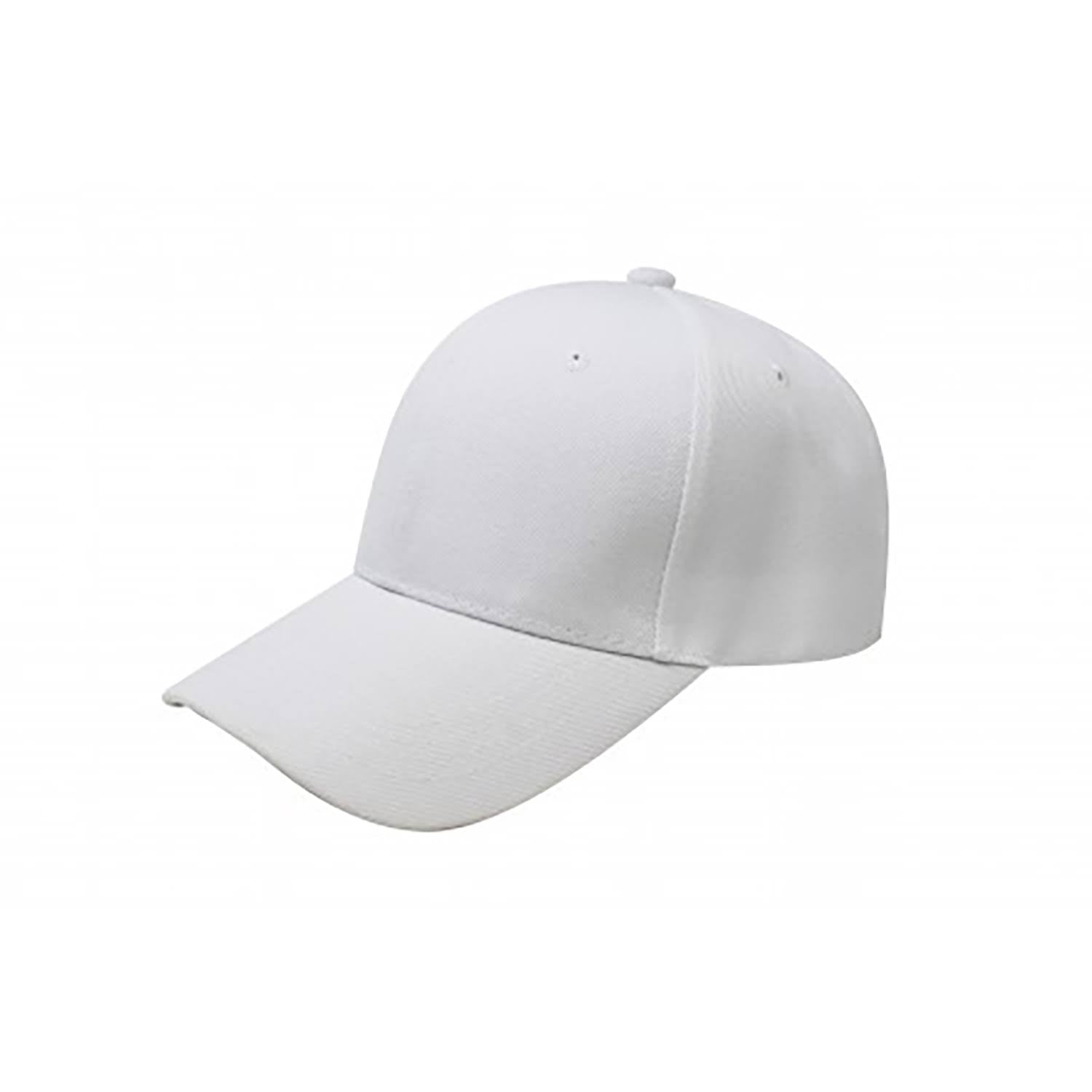 15 Pc Plain Baseball Cap Hat Adjustable White P67687