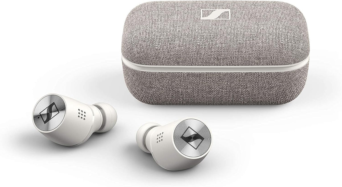 White Bluetooth Earbuds with Active Noise Cancellation L708