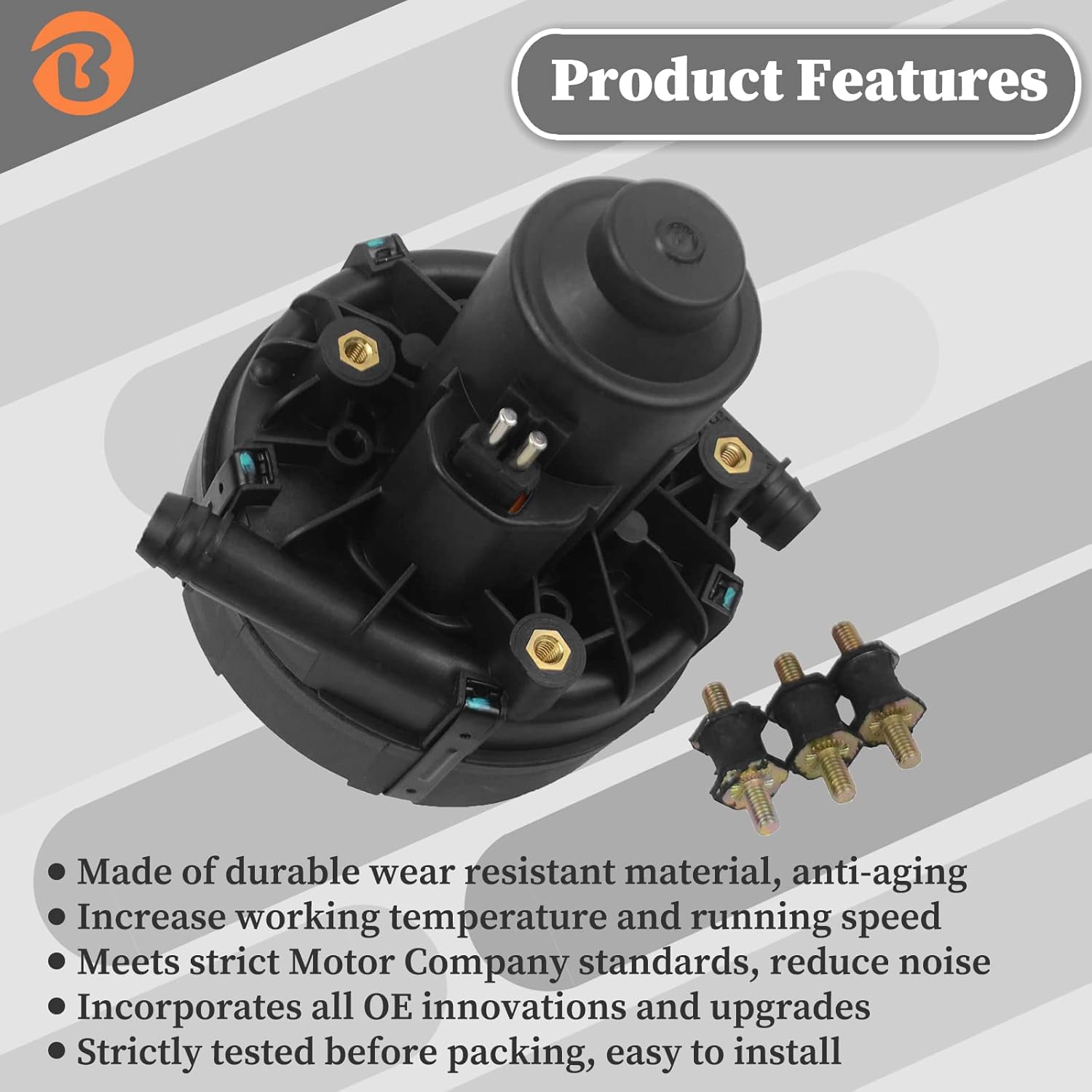 Pack of 2 Secondary Air Injection Smog Air Pump D630291