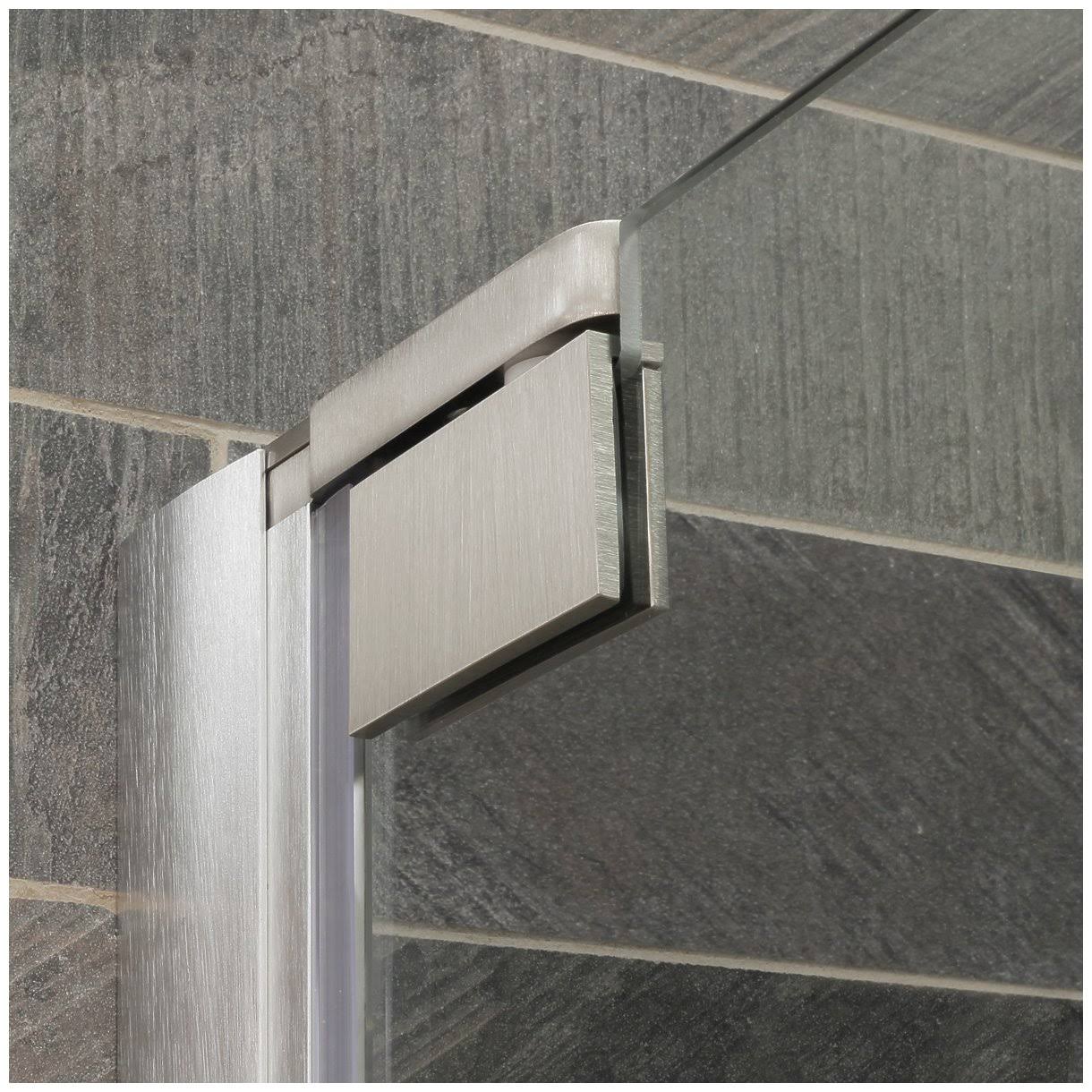Chrome 34-35W x 72H Pivot Swing-Out Shower Door E7113
