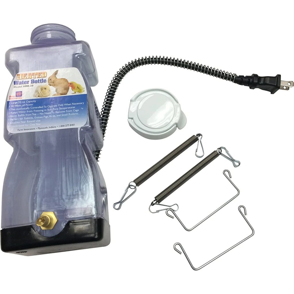 Heated Water Bottle for Rabbits, 32-Ounce, 20-Watt K6583