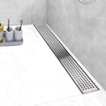 Brushed 304 Stainless Steel Linear Shower Drain 24 inch, Pack of 2 J982924