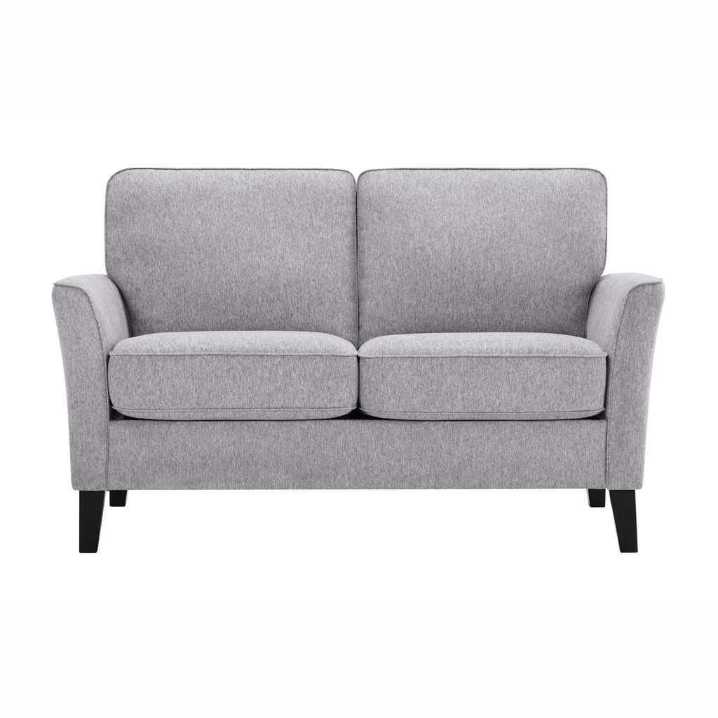 Charcoal Fabric 2-Seater Loveseat T401