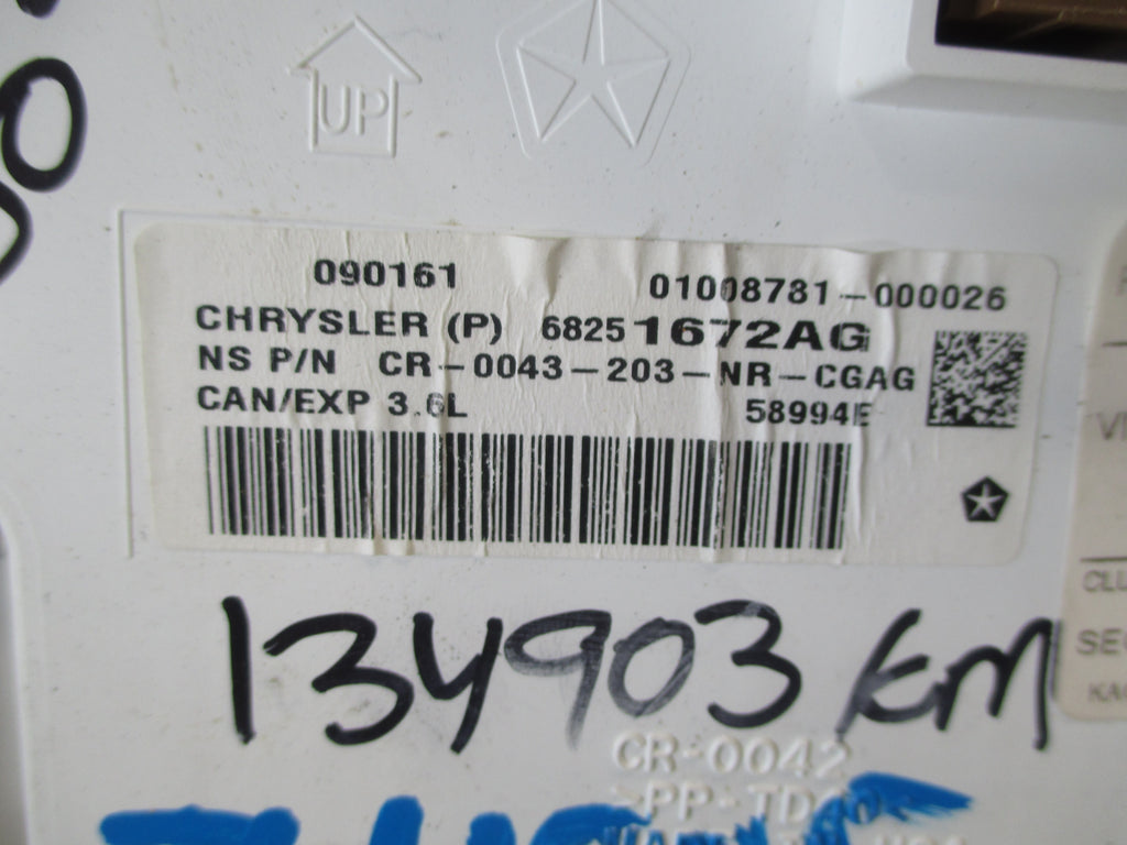 Pre-Owned 2016 Dodge Durango Speedometer Speedo Cluster 100K OEM E15138