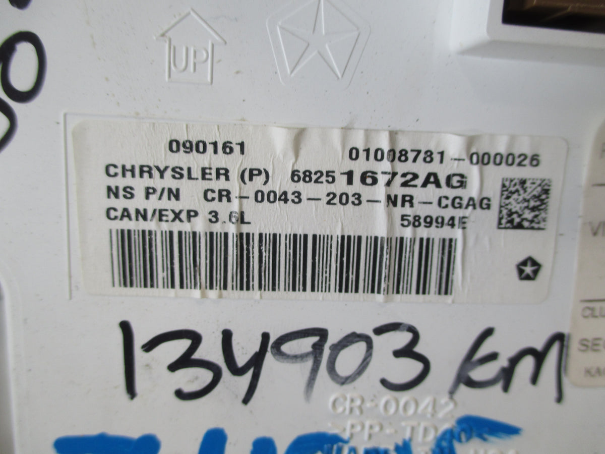 Pre-Owned 2016 Dodge Durango Speedometer Speedo Cluster 100K OEM E15138