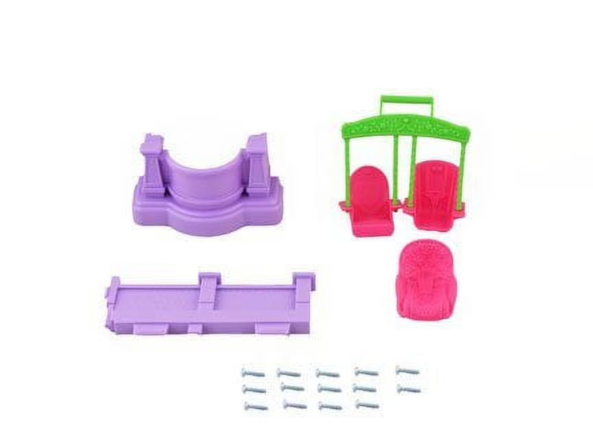 Dollhouse Replacement Swing, Baby Seat, Balcony & Front Door F7151