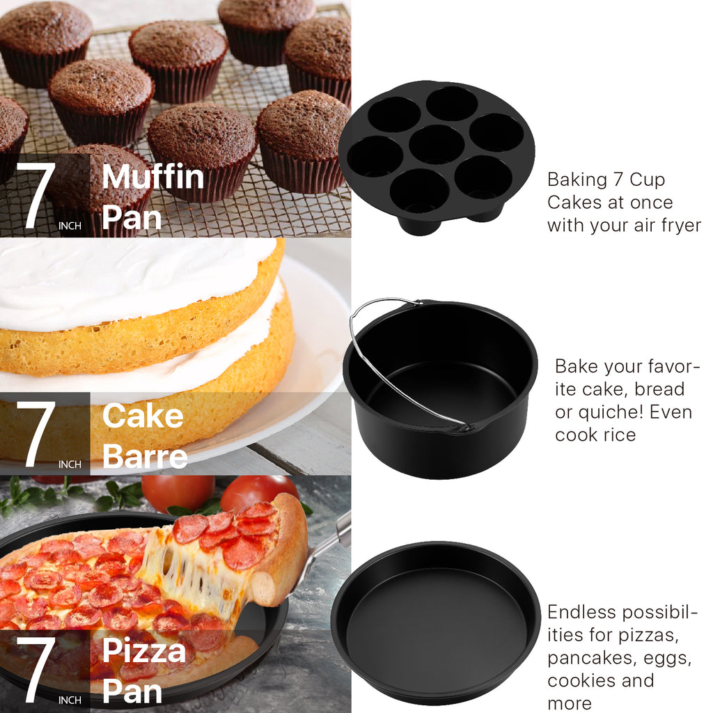 17 Set Air Fryer Accessories with Recipe Cookbook E29902