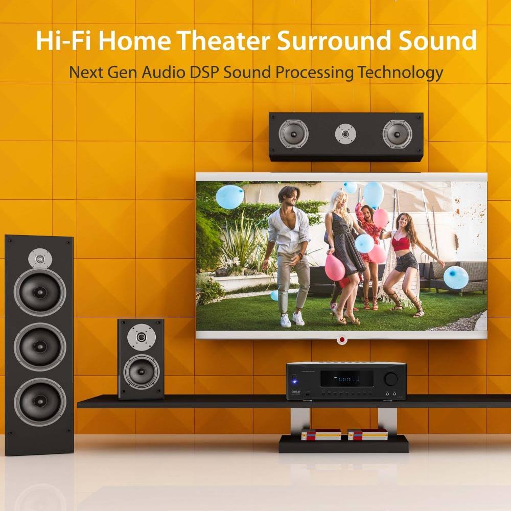 5.2-Channel Hi-Fi Bluetooth Stereo Amplifier 1000 Watt AV Receiver K26023