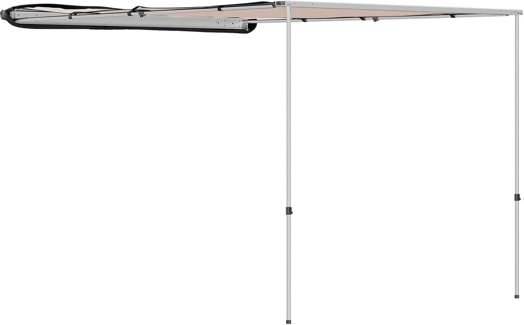 7.6'x8.2' Pull-Out Retractable Vehicle Awning with Carry Bag M2767