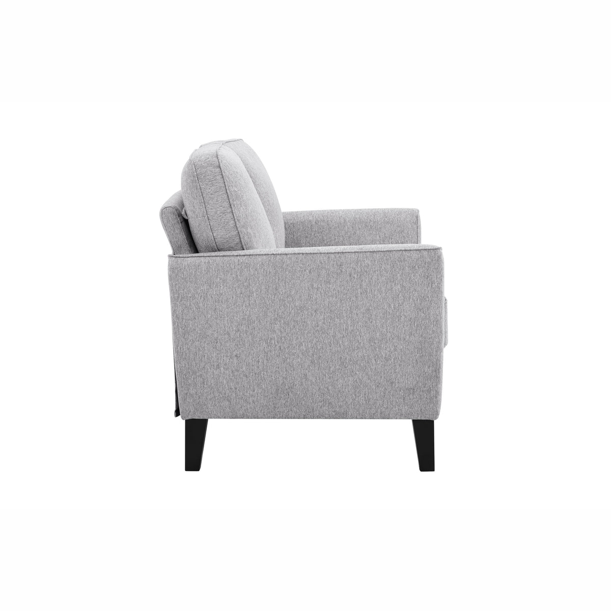Charcoal Fabric 2-Seater Loveseat T401