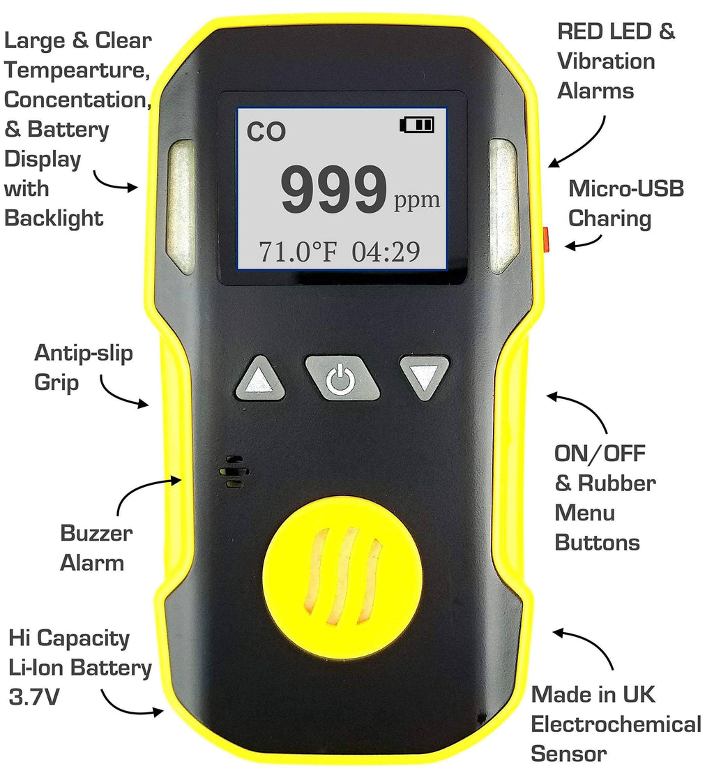 Carbon Monoxide Meter with Pump Probe X5743
