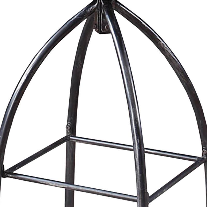 Brown & Black Bar Height Stool I65022