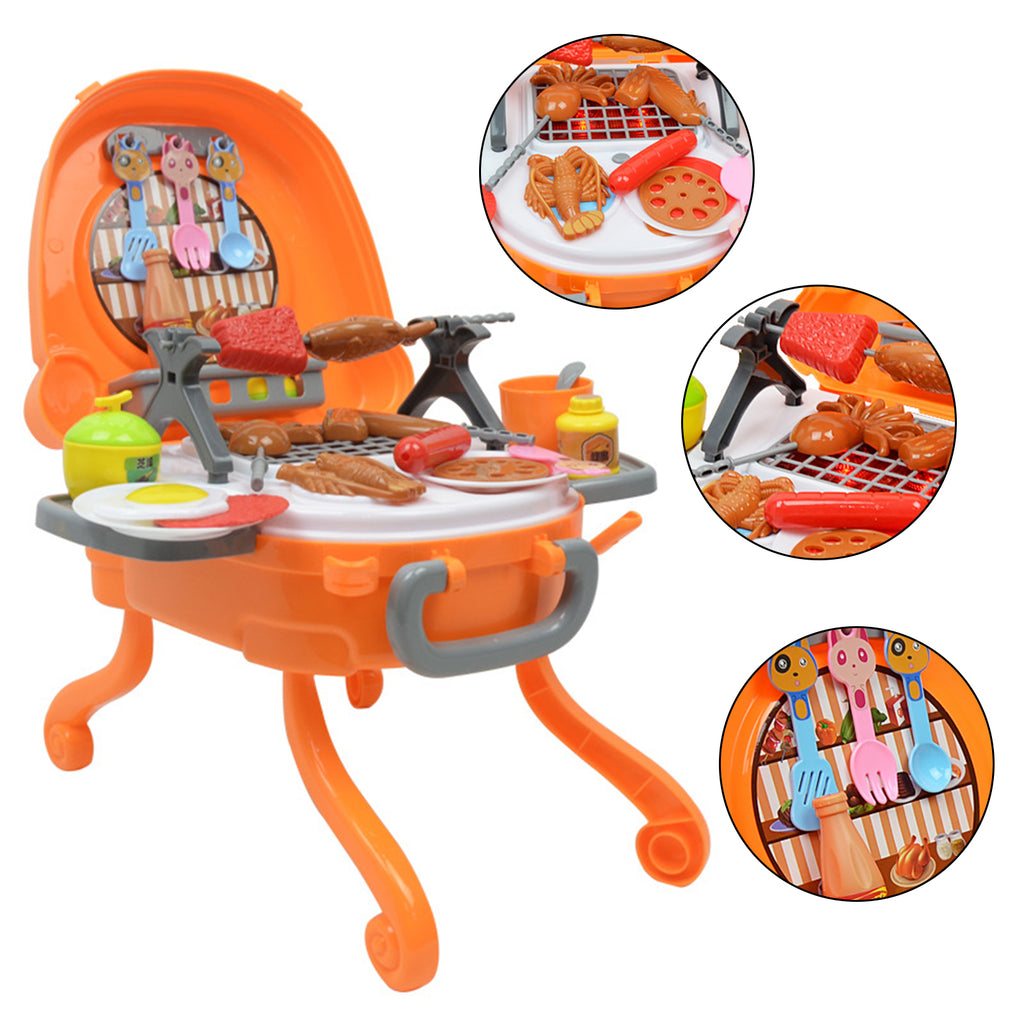 Portable BBQ Toy Set for Kids D429
