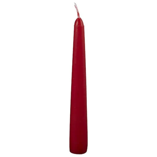 24 Pack Red 8x22 Taper Candle D3063